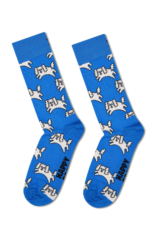 جوارب Happy Socks للرجال من القطن باللون الأزرق P003194