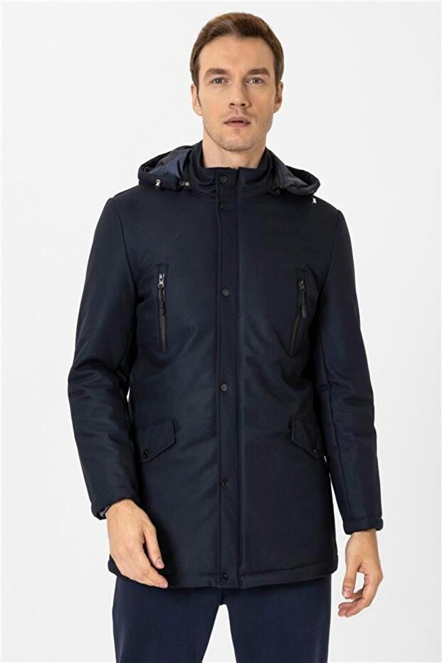 Lacivert Slim Dolum Mont