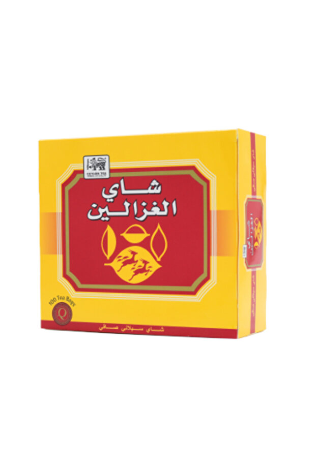 شاي الغزالين اسود ظروف 100 كيس
