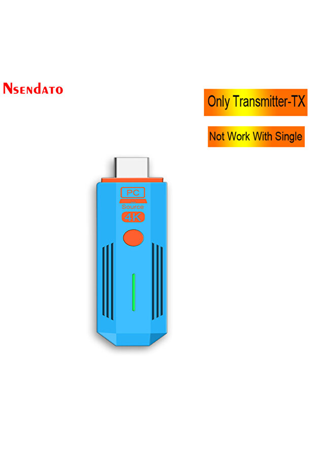 USB Cable Only Transmitter -TX 4K Wireless HDMI Video Audio Transmitter Receiver Extender 50M 5.8G H