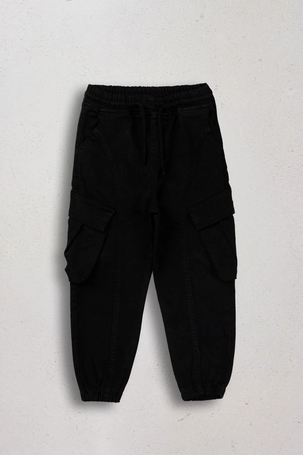 5-14 Years Old Ronan Luxury Boys' Trousers-Black