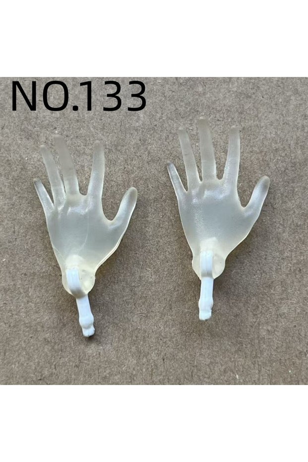 NO.133 Monster 1/6 Doll Replacement Hands Elbows Purple Beige Blue Green Skin Original Doll Accessor