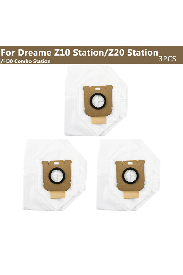 3pcs For Dreame Z10 Station / Z20 Station / H30 Combo Station Robot Vacuum Cleaner Replacement Dust