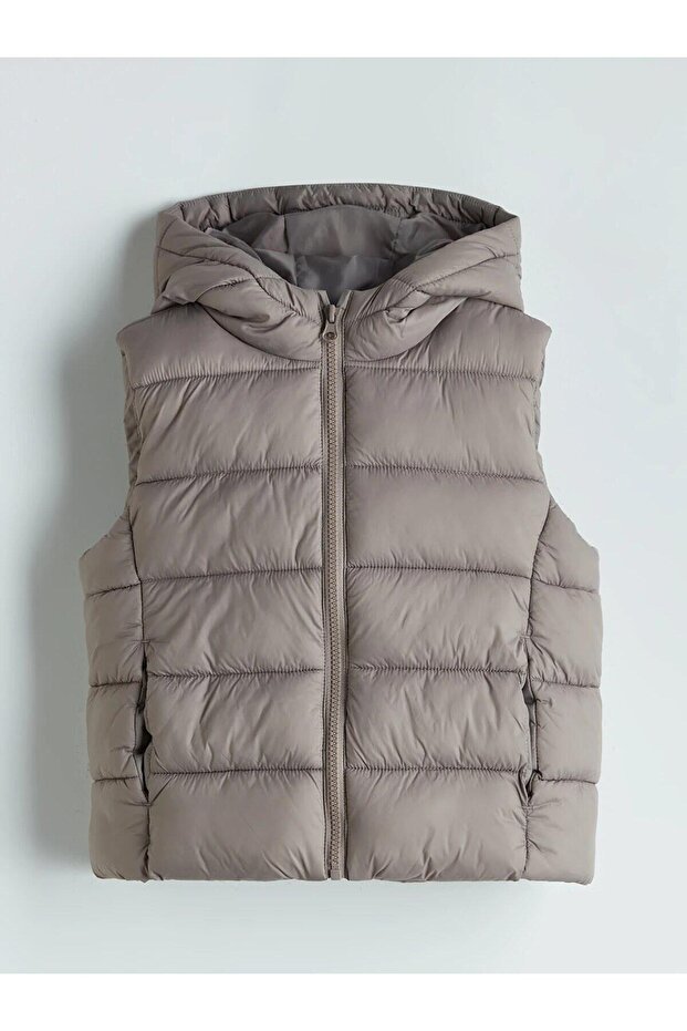 Hooded Girl's Puffer Vest (W5)