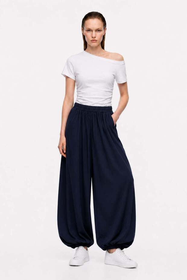 Modal Baggy Trousers
