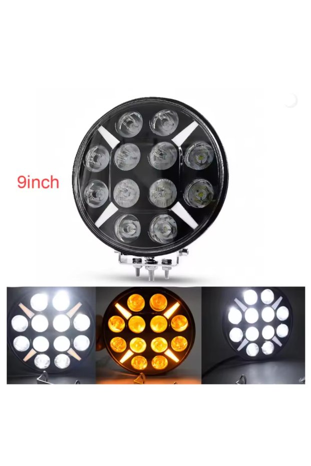 Style A 9 inch 7inch 9inch 120W High Power 12V 24V European Truck Modified Searchlight LED Work Ligh