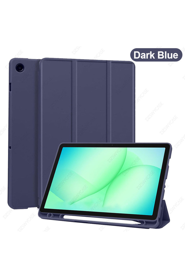 Dark Blue Case for Tab A11 Plus 11 Inch 2025, For A9 + 11 inch 2023, Protective Case with Sl...