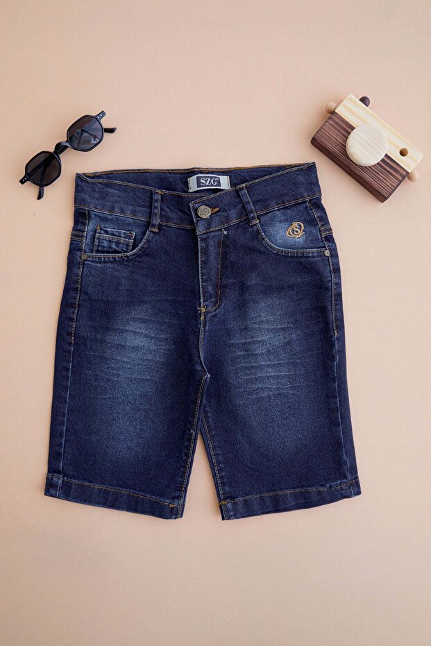 Adjustable Waist Boys' Jeans Capri
