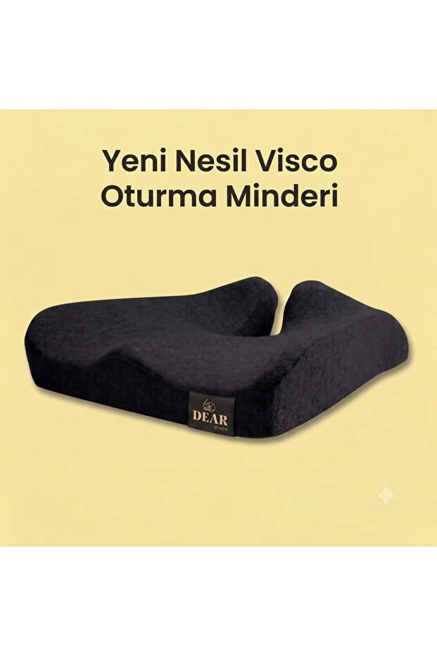 Orthopedic Sitting Cushion Ergonomic Memory Foam Sitting Pillow Posture Support Pillow Comforting Cushion 44*36*9 cm