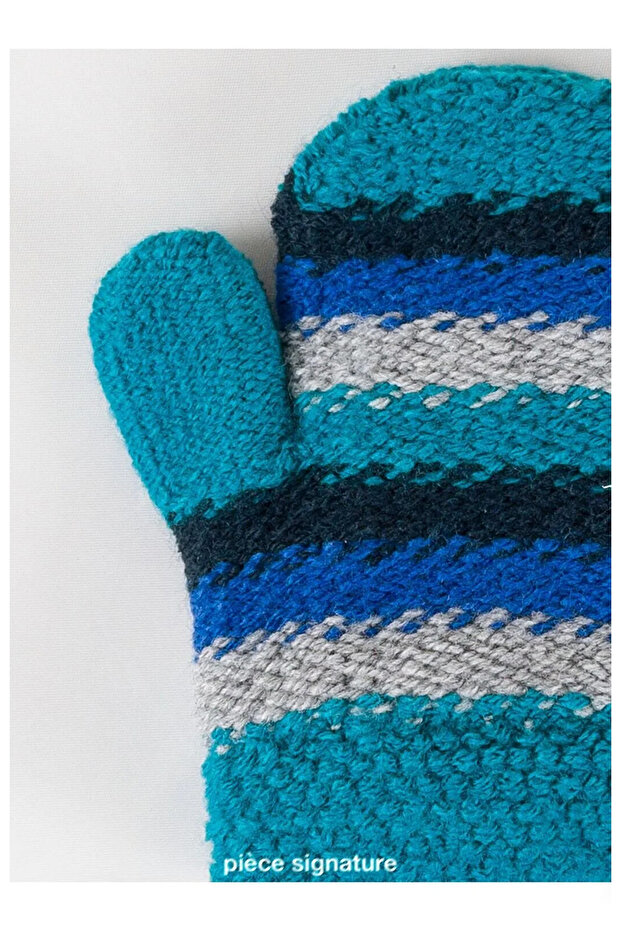 100% Acrylic Baby Boy Gloves (1-3 Years Old)