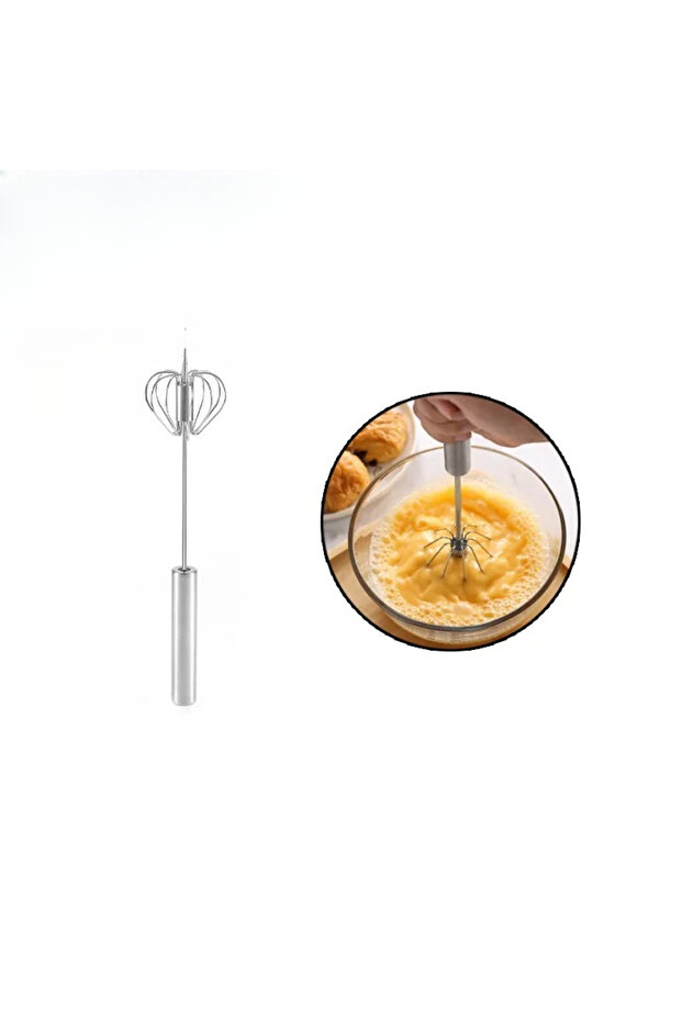 خلاط بيض نصف أوتوماتيكي يدوي دوار مقاس S، أداة خفق الكريمة المنزلية، أداة خبز، أداة مطبخ