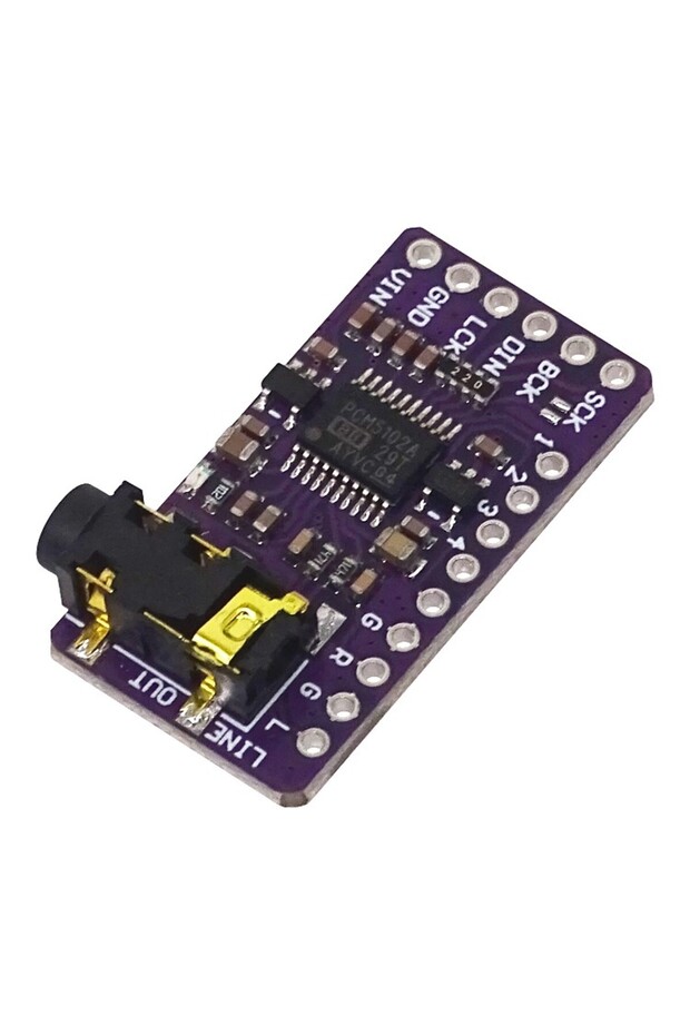 Interface I2S PCM5102A DAC Decoder GY-PCM5102 I2S Player Module For Raspberry Pi pHAT Format Boar... - 7