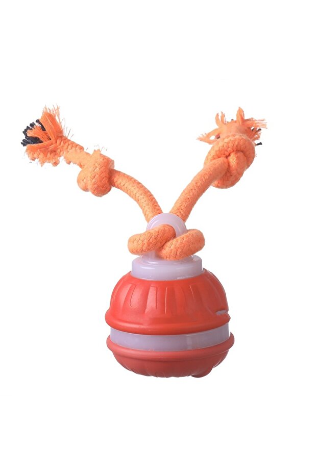 Orange Pet Ball for Dogs Interactive Toys Motion Activate Rolling Ball for Puppy/Small Dogs Automati