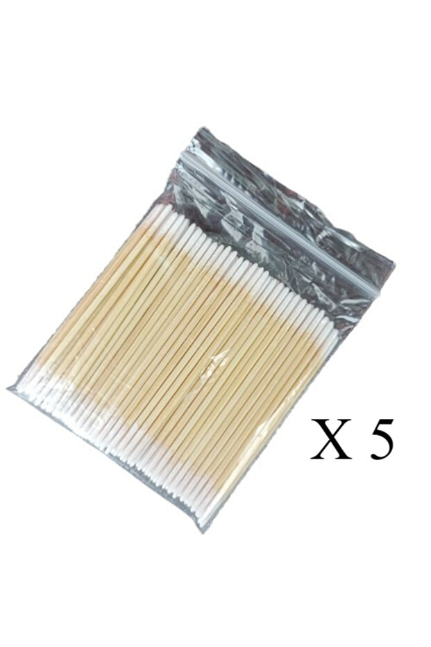 500pcs 100/300/500Pc Disposable Ultra-small Cotton Swab Brush Lint Free Micro Wood Makeup Brushes Ey