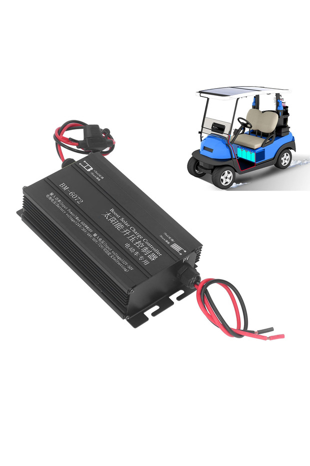 وحدة تحكم شحن الطاقة الشمسية MPPT Boost بقدرة 600 واط، مدخل 12-50 فولت، شاشة LCD، وحدة تحكم شحن الطاقة الشمسية تصاعدية...