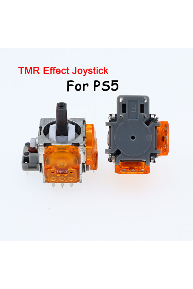 عصا تحكم تناظرية ثلاثية الأبعاد بديلة لجهاز PS5، قطعة واحدة، بتأثير TMR، متوافقة مع DualSense PS5 وPS4 وXbox Series X/