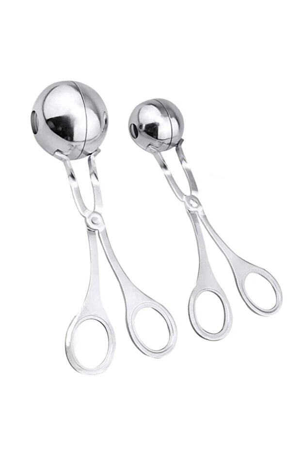 DUTRIEUX 2 PCS NEW Stainless Steel Meatball Maker Fruit Rice and Vegetable Roll Mould Fried Meatball