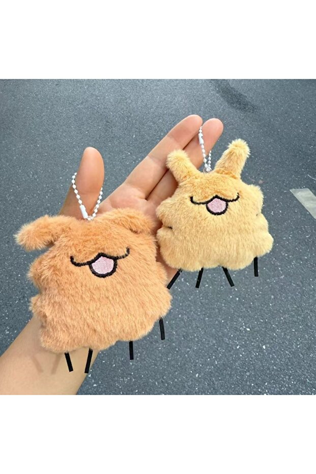 2pcs Game Hollow Knight: Silksong Cosplay Dolls Plush Soft Doll Keychain Flea Puppy Pendant Cute Bag