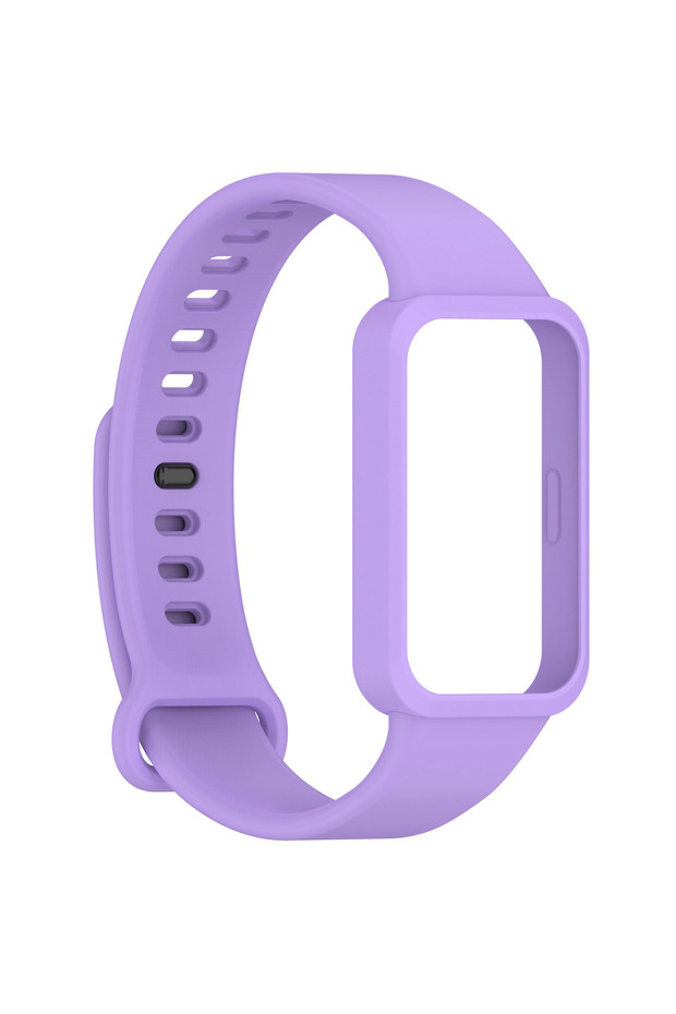 PURPLE Silicone Strap For Xiaomi Smart Band 9 Active Bracelet Wristband For Redmi Band 3