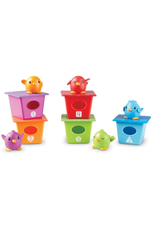 Sorting and counting game - Birdhouses