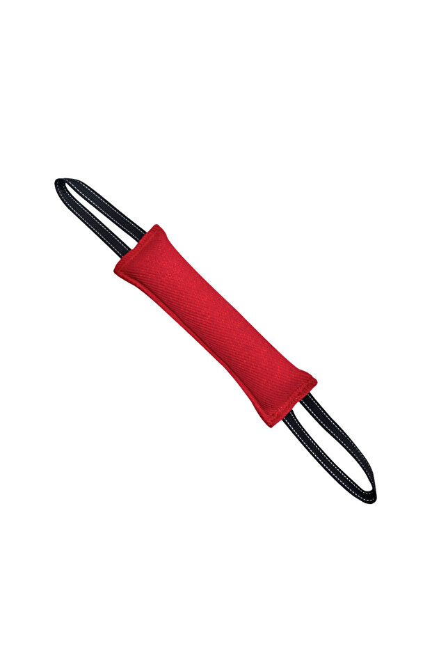 Red Dog Tug Toy Jute Bite Pillow Durable Training Equipment Interactive Training Toys For Large And