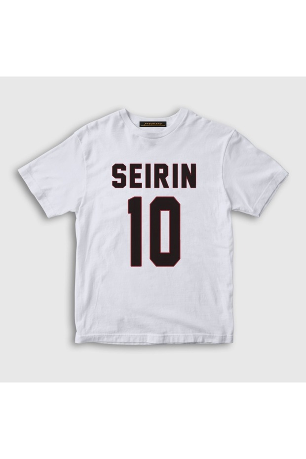 Unisex Kids White Taiga Kagami Seirin 10 Kuroko No Basket T-Shirt 614998Tt
