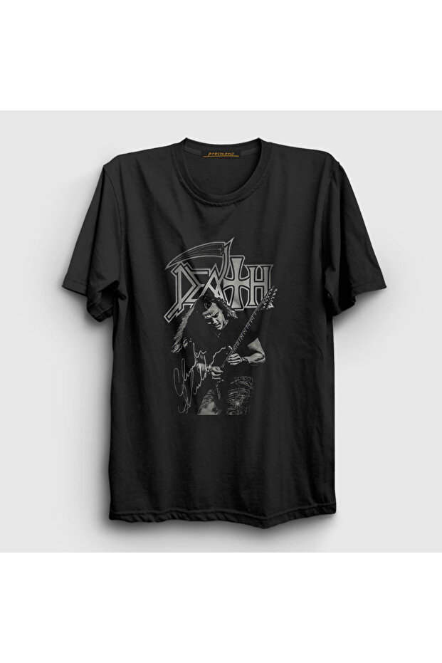 Unisex Black Chuck Schuldiner Death T-shirt137776tt