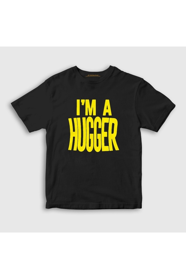 Unisex Kids Black I'M a Hugger Wwe Wrestling Bayley T-Shirt 612225Tt
