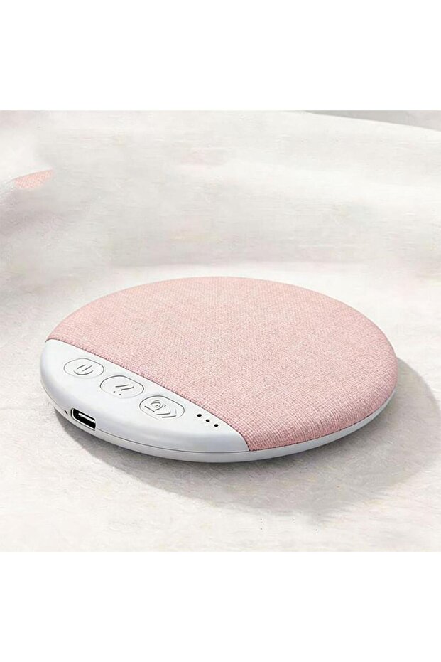 pink Mini Bedroom Speaker 5.4 Under Pillow Hifi Stereo Sound Machine with Sleep Timer for Bedside Mu