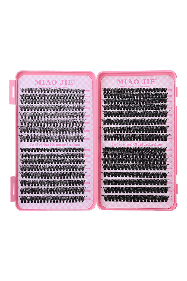مجموعة رموش MIX Lashes-1 WINKLURE للتركيب الذاتي، 800 قطعة من مجموعات الرموش 80D/100D، رموش فردية خفيفة