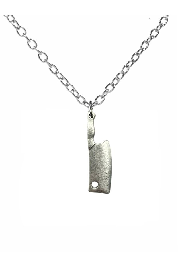 Antique Antique Necklace with Row Figures – Zamak Plated Unisex Accessory with 60 cm Chain