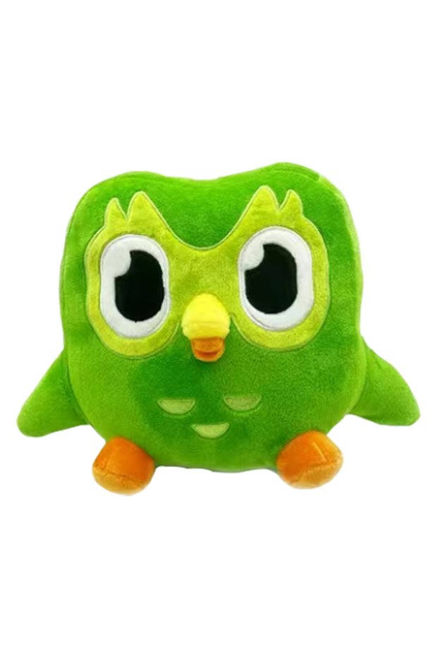 A NEW Green Duolingo Owl Plush Toy Soft Stuffed Animal Toy Duo Plushie Of Duo The Owl Cartoon Cute D