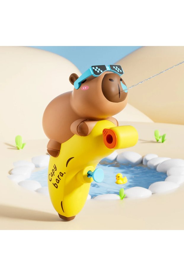 1pc Cartoon Capybara Spray Water Toys Summer Beach Long Range Spray Toys Children Outdoor Cute Sprin
