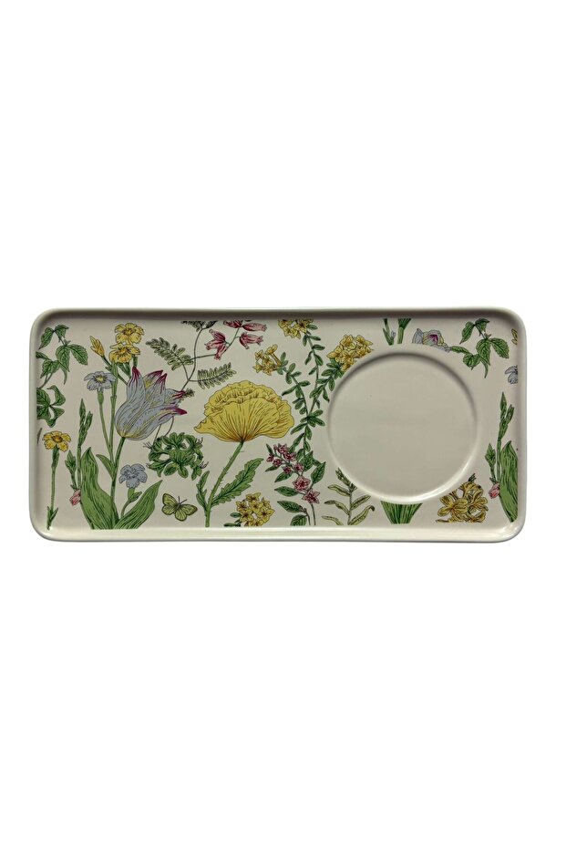 Patterned Cup with Presentation Plate - 3