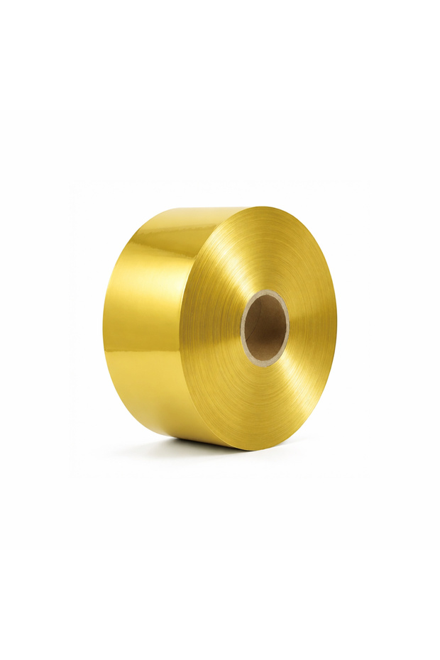 Metalized Glossy Wrapping Foil Roll – 9cm Width x 5KG Roll – Shiny Metallic Finish for CHOCOLATE Wrapping