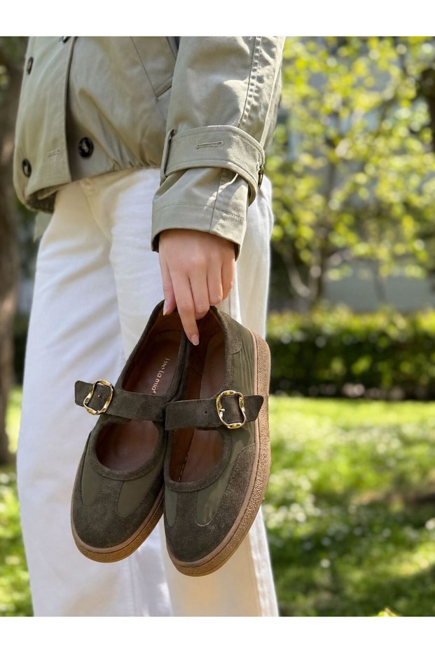 Polin Genuine Leather Daily Flats