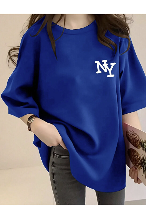 Unisex Men/Women Kalpny Custom Printed Oversize Cotton T-Shirt