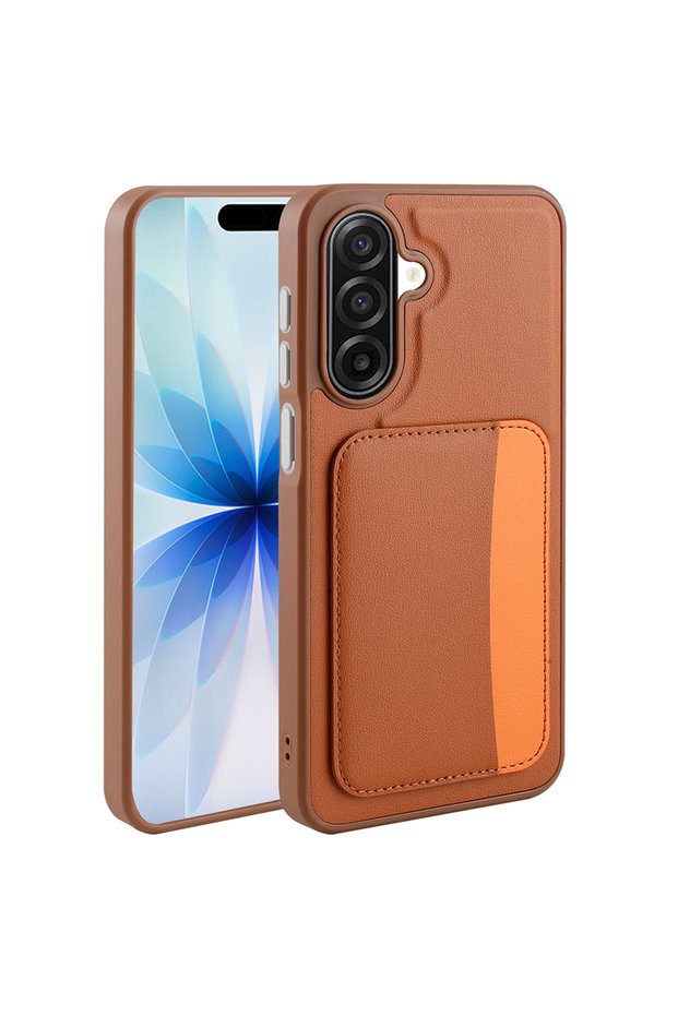 Samsung Galaxy A36 Case with Side Card Holder Faux Leather X-Card Cover