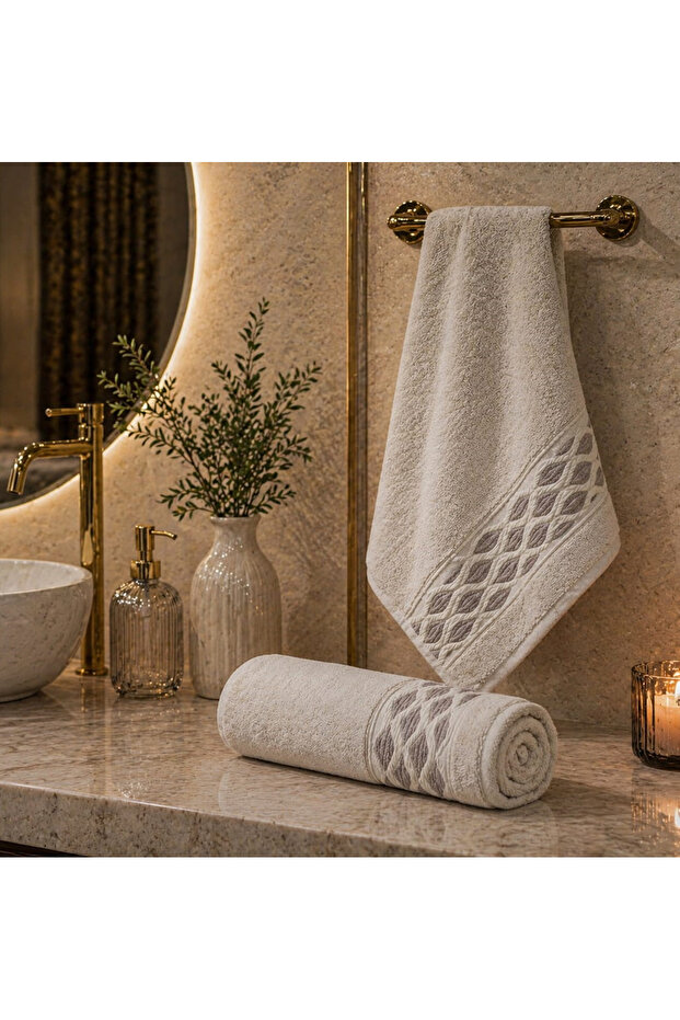 Ultra Soft 100% Cotton Super Absorbent, Stylish Design, Long-Lasting Single Size 70X140