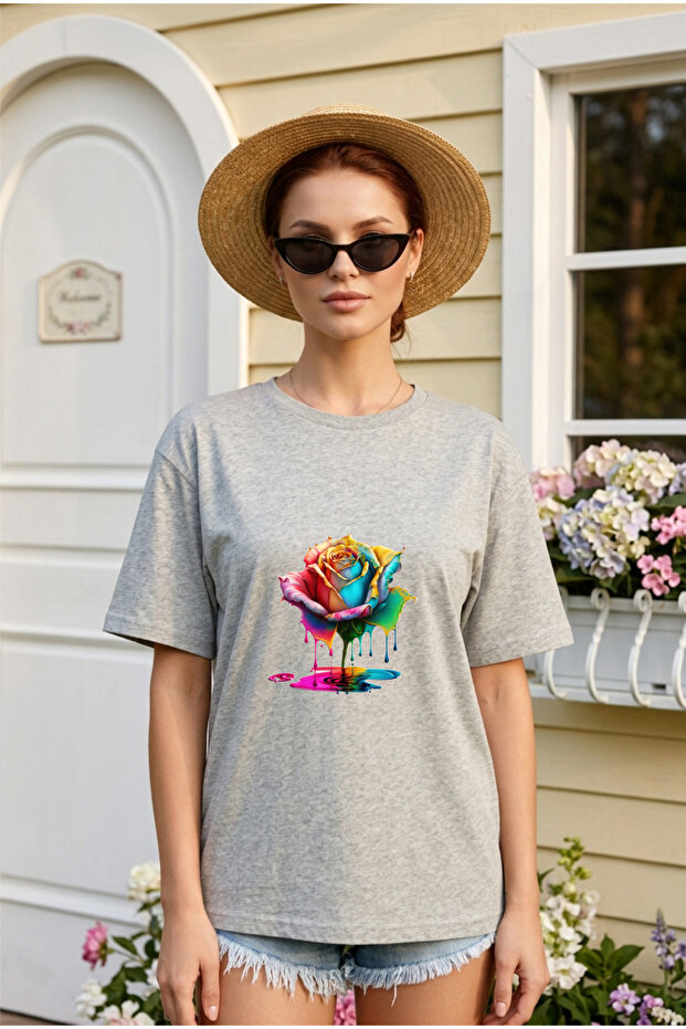 Unisex Crew Neck Oversize Cotton T-Shirt
