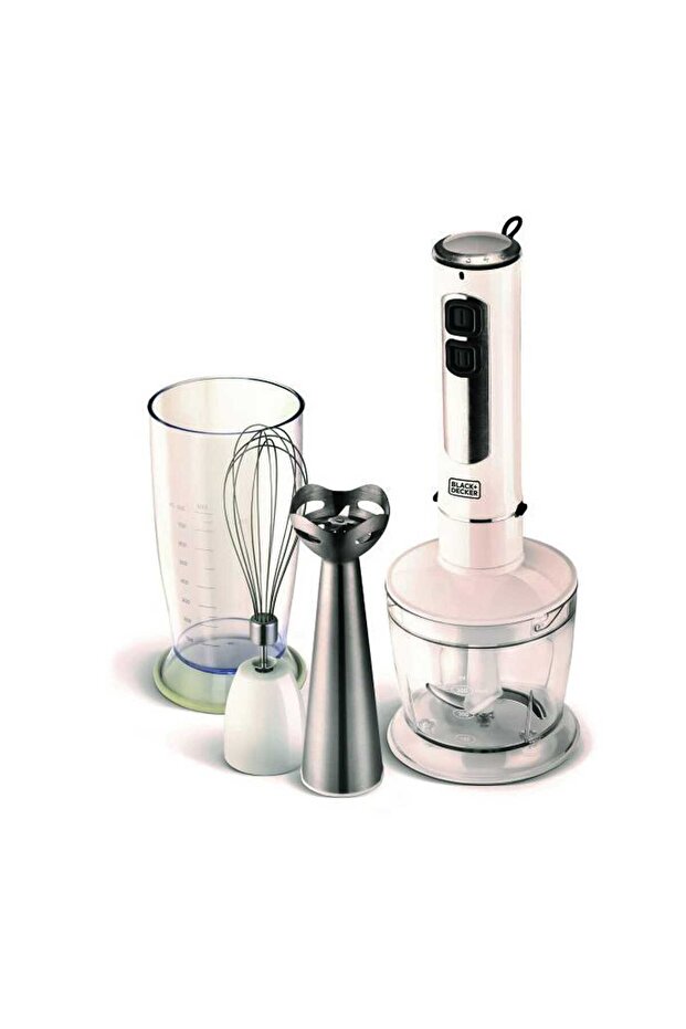 Black+Decker Hand Blender, SB4000, 400 W, Chopper & Whisk