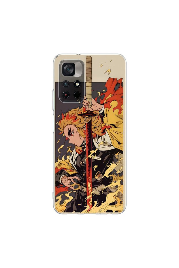 Poco M4 Pro Compatible Anime 4/3 Design Transparent Case