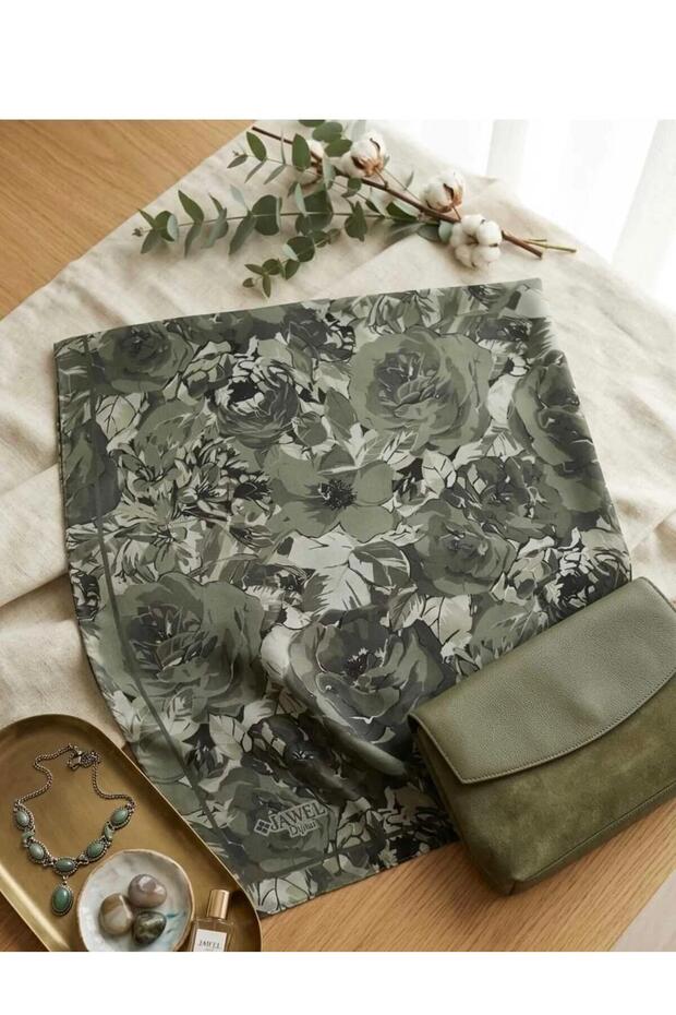 Jawel Floral Motif Cotton Soft Shawl