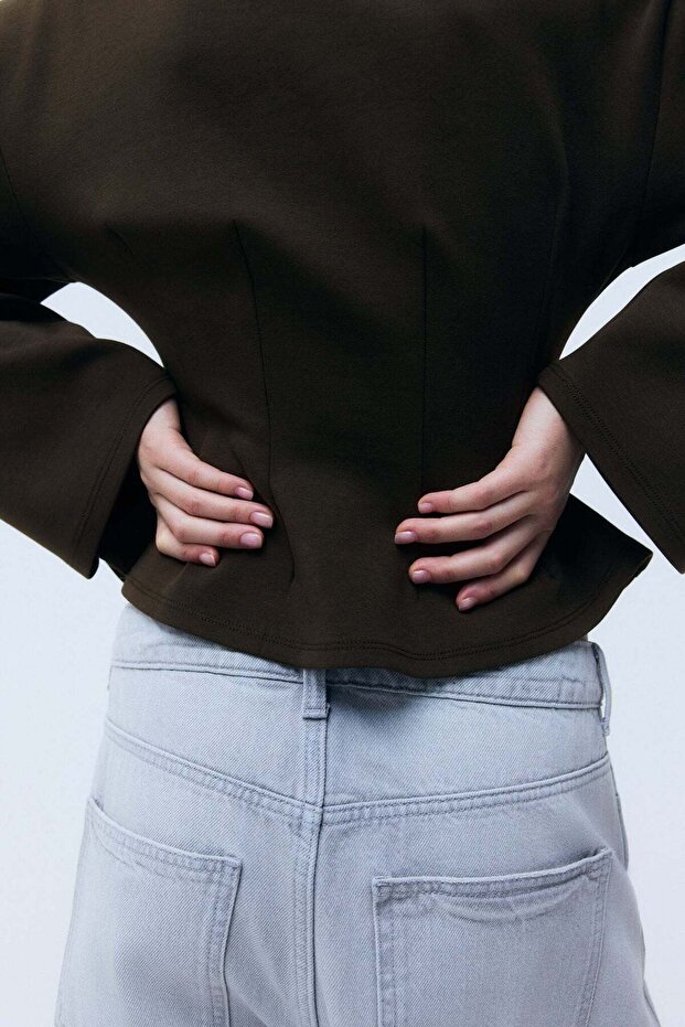 Waisted interlock top - 4