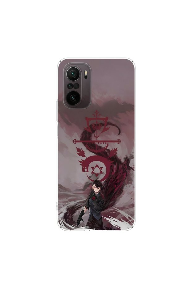 Poco F3 Compatible Anime 6/3 Design Transparent Case