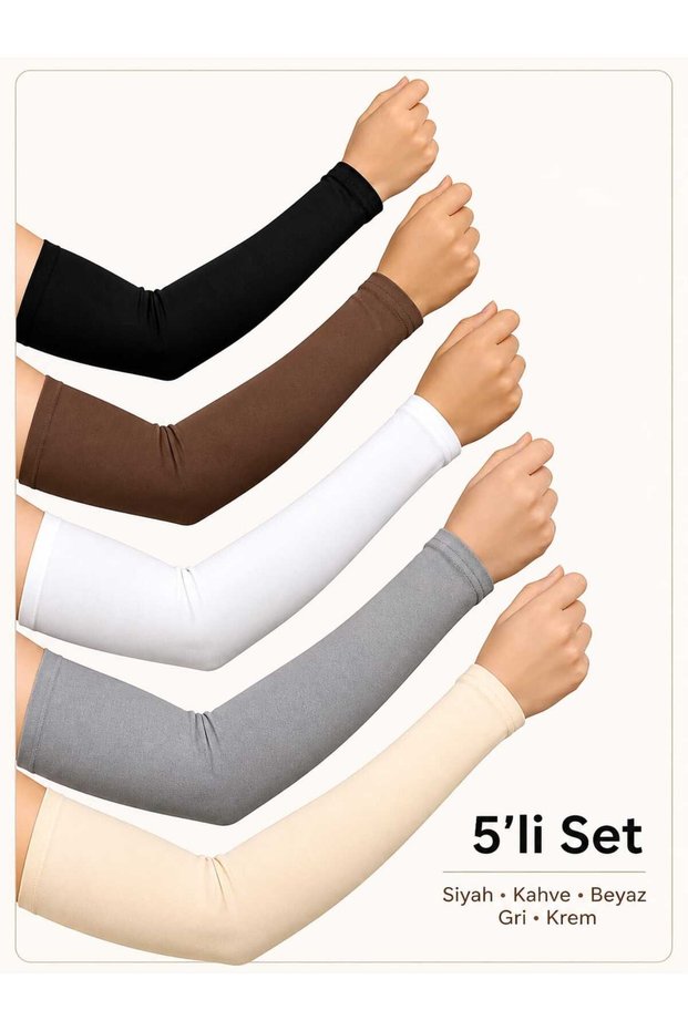 Namaz Sleevelet, Combed Cotton, Set of 5