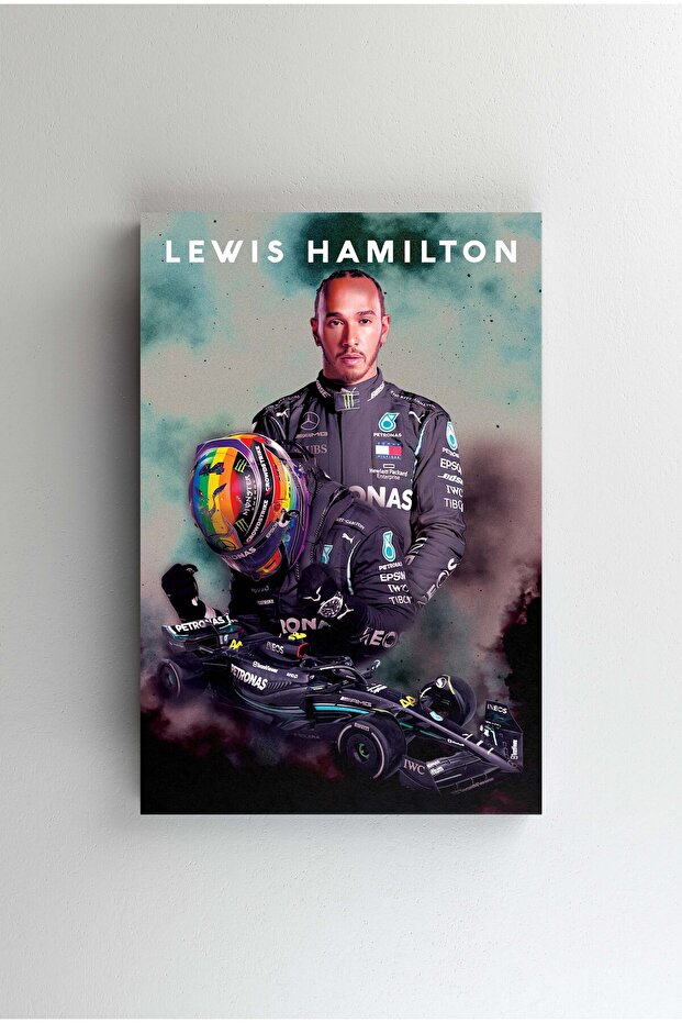 Tablou Canvas - Lewis Hamilton Dust - 1