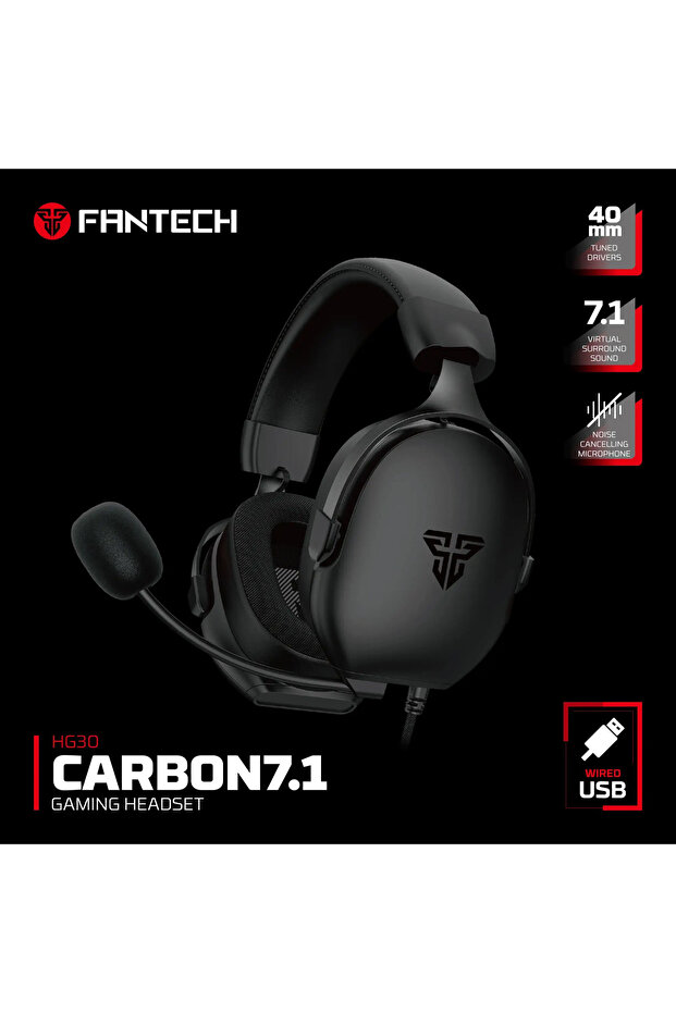 سماعة رأس للألعاب CARBON 7.1 SURROUND WIRED USB PC