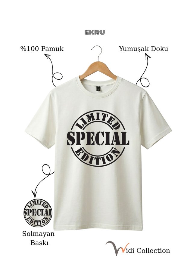 Limited Special Edition Printed Streetwear 100% Cotton Regular Fit T-Shirt