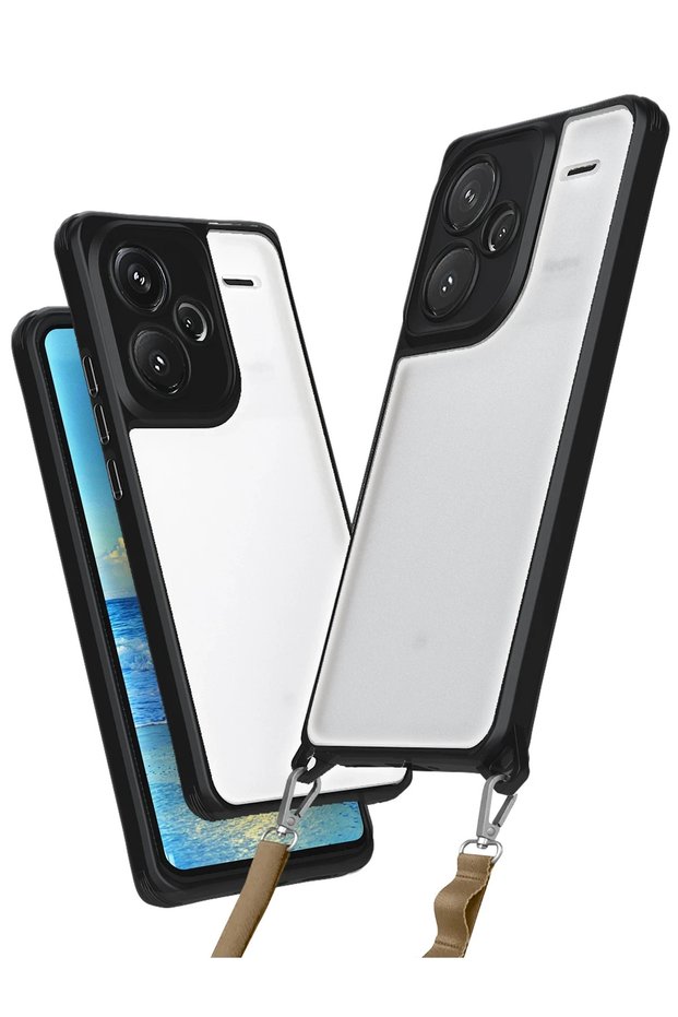 ILKESHOP حافظة جديدة من السيليكون لهاتف Redmi Note 13 Pro Plus (123536) - أسود